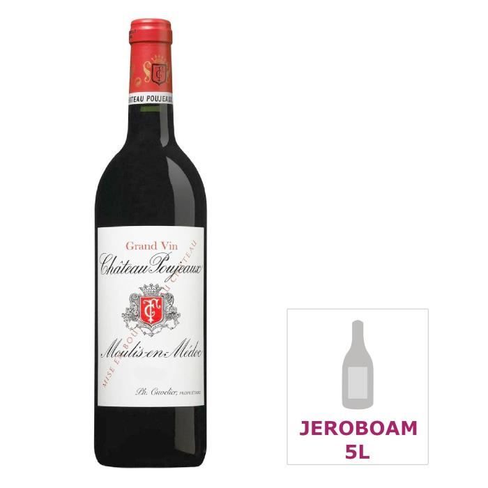 Jéroboam Château Poujeaux 2012 Moulis-en-Médoc - Vin rouge de Bordeaux