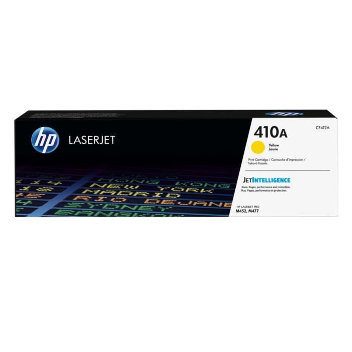 Cartouche dencre Hp TONER 410 A JAUNE