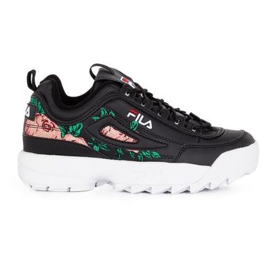 Fila disruptor noir deals et rose