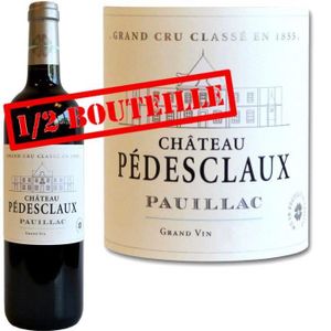 VIN ROUGE Demi Bouteille Château Pedesclaux Pauillac 2012 x1