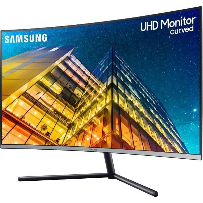 Ecran PC Incurvé - SAMSUNG - U32R590CWP - 32 4K - Dalle VA - 4 ms - 60Hz - HDMI / DP