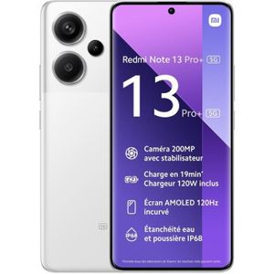 Téléphone portable Redmi Note 13 Pro+ 5G Blanc 12 GO + 512 GO