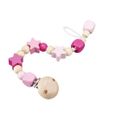 Selecta Spielzeug collier sucette Star Fun Girls 21 cm bois rose-0