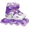 STAMP Roller en ligne Enfant Fille Violet Ajustables 30 à 33-0