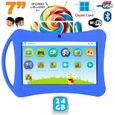 Tablette Enfant 7 Pouces Android 5.1 Lollipop Bluetooth Playstore Wifi Bleu 24Gb Plastique YONIS-0