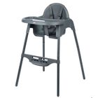 BEBECONFORT2 BEBECONFORT Meely Chaise haute bébé 2 en 1, évolutive en petite chaise, De 6 mois à 3 ans (15kg), Mineral Graphite