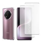 Coque antichoc - Phonillico® - Honor Magic 7 Lite 5G - Souple - Transparent - 2 Verres Trempé