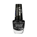 BRAND Vernis à ongle - Miss Europe - INTENSE MAT - N°5 BLACK - Longue tenue - Séchage ultra-rapide