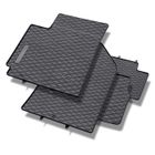 MOSSA Tapis de sol en caoutchouc adapté pour Kia Picanto II Hayon (2011-2016) - tapis de voiture - noir
