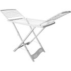 FRANDIS Etendoir Résine à Ailes Repliable BLIZZARD Séchoir à Linge Sur Pieds ROBUSTE 20 Mètres D’étendage Avec Roulettes de Déplacement