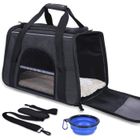 AUDEN COSMA Sac Transport Chat,Sac Transport Chien Respirant et Pliable,Caisse de Transport Chat Sac pour Animaux Portable avec Bandoulière Régl