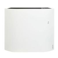Radiateur électrique connecté lumineux DIVALI horizontal 1500W blanc carat - ATLANTIC - 507613