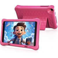 Tablette pour Enfants 8 Pouces Android 12 Tablette Enfants 1280 * 800 IPS HD Écran 4000 MAH WiFi Bluetooth Double caméra Mode