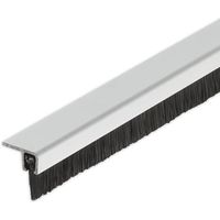 Gedotec Joint de sol de porte à visser - Joint brosse de porte avec garniture dense - Longueur : 1250 mm