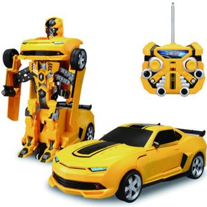 VEHICULE RADIOCOMMANDE Voiture Transformers - Transformers - Camaro Bumblebee - Radiocommandé - Jaune - Mixte