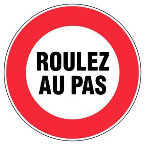 AUA SIGNALETIQUE Aluminium Dibond 3mm /Ø 130 mm Panneau propri/ét/é priv/ée Attention au Chien