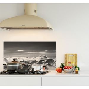 Credence De Cuisine Adhesive En Verre De Synthese Mur Graffiti L 120 X H 50 Cm Achat Vente Credence Credence De Cusine Mur Cdiscount