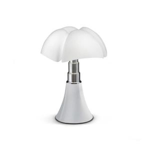 LAMPE A POSER MINI PIPISTRELLO CORD-LESS-Lampe Nomade LED H35cm Blanc Martinelli Luce | designé par Gae Aulenti