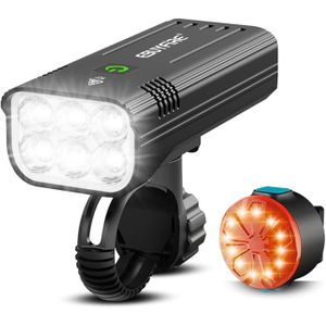 Eizur Eclairage Avant de V/élo USB Rechargeable LED Phare Lampe Impermeable Puissante Eclairage Velo 300 Lumens Lumi/ère 3 Modes pour VTT VTC Cycliste