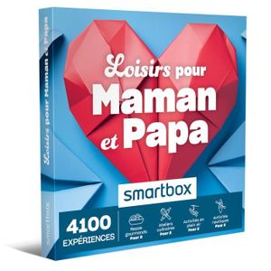 COFFRET THÉMATIQUE SMARTBOX - Loisirs pour maman et papa - Coffret Ca