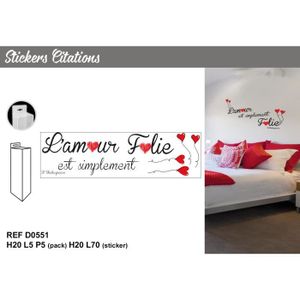 Chaque histoire d/'Amour est belle citation mur art autocollants en vinyle autocollant Mural Transfert
