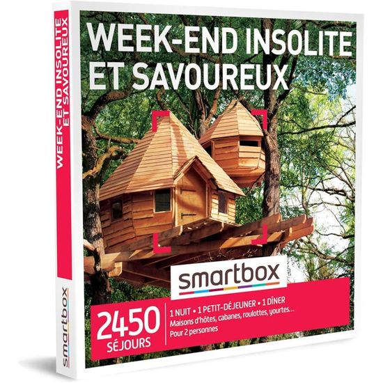 Smartbox Coffret Cadeau Séjour Gourmand Ou Activité Pour 2 Personnes - Idée Cadeau Originale