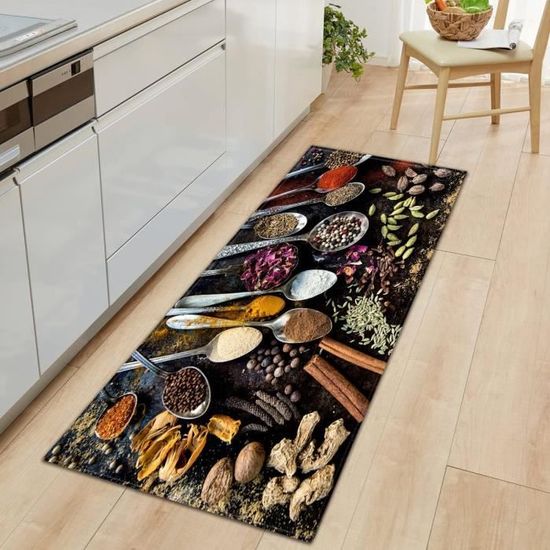 Tapis De Porte D'entrée Lavable 40x60 Cm - Motif Fleurs Et Papillons - Antidérapant - Pour Intérieur/extérieur - 8