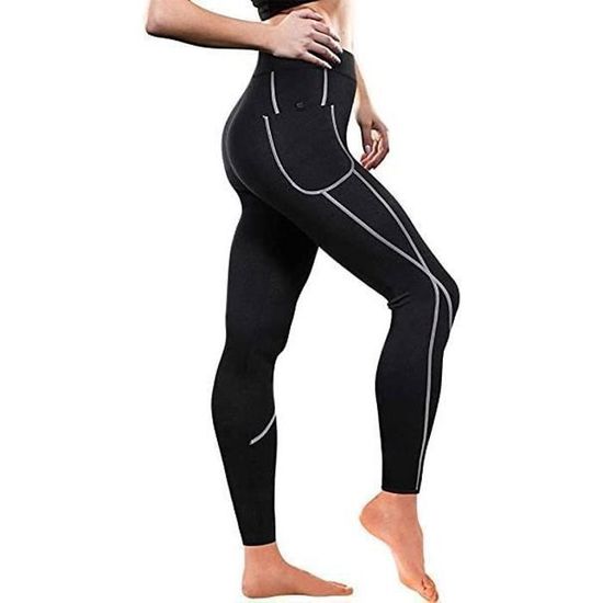 Gaine Amincissante Femme - Pantalon De Sudation Thermique - Pour Perte De Poids, Sculptant - Ajustable, Confortable, Sans Coutures