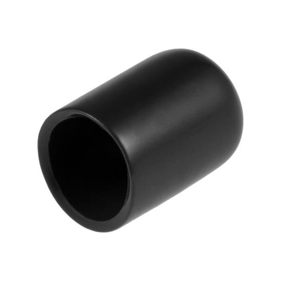Cache Vis SOURCING MAP Protecteur Filetage 30mm ID Rond Caoutchouc Capuchon Extrémité Noir Tube