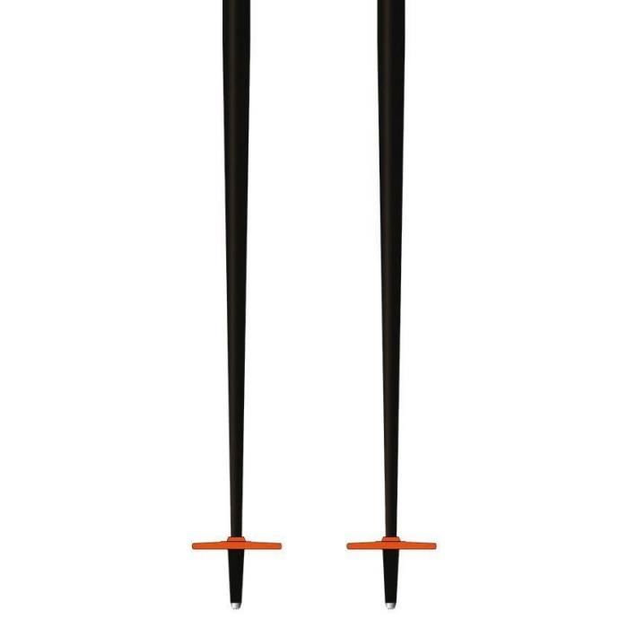 KERMA Bâton de ski Speed - 130 cm - Noir et orange