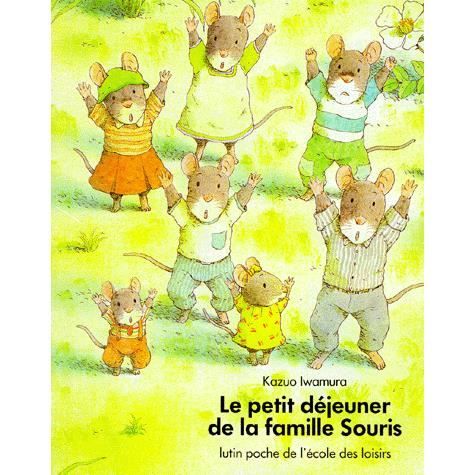 Le petit déjeuner de la famille Souris