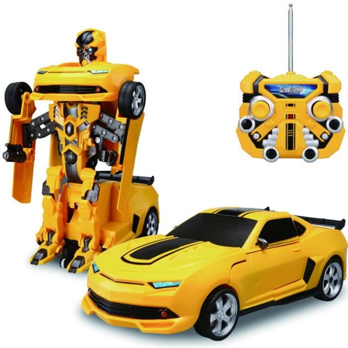 Voiture Transformers Radiocommandée Camaro Bumblebee