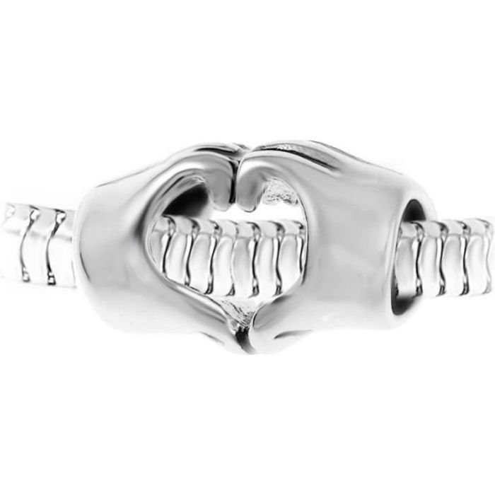 Charm perle orné de cristaux de Bohème par SC Crystal