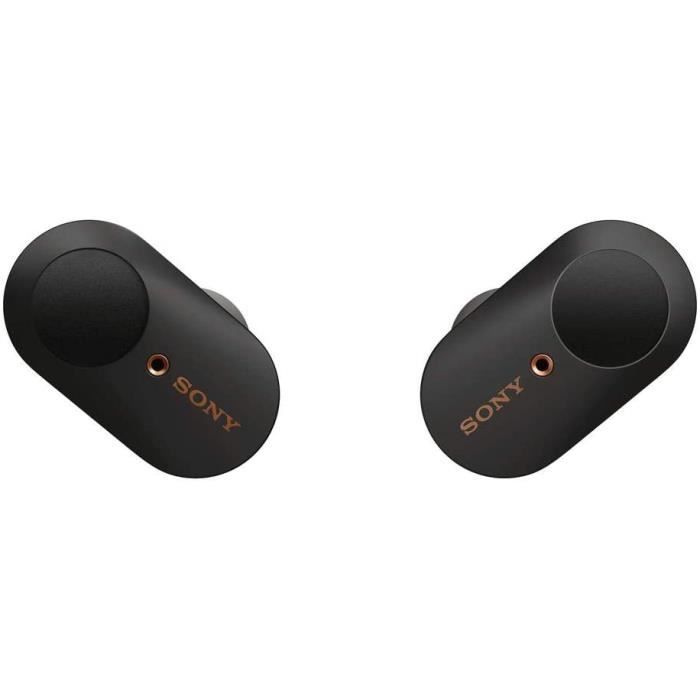 Sony WF-1000XM3 Écouteurs sans fil Bluetooth à Réduction de Bruit True Wireless avec boitier de rechargement compatibles iOS et Andr