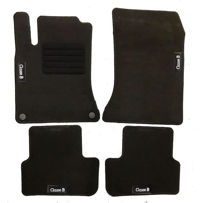 Jeu de 4 tapis moquette pour MERCEDES CLASSE B W246 2011>