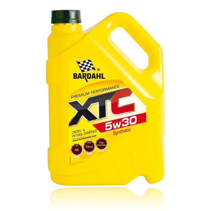 Huile moteur 5W30 - XTC Synthèse C3 - 5L - BARDAHL