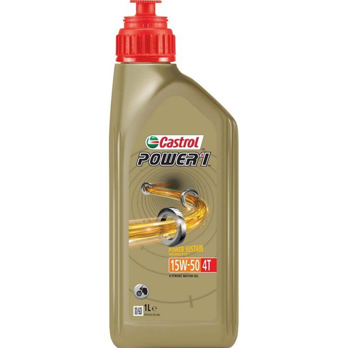 CASTROL Huile moteur Power 1 4T 15W-50 1L