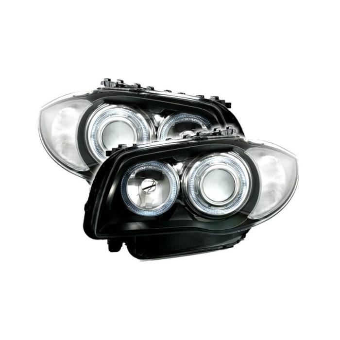 2 FEUX PHARE AVANT ANGEL EYES BMW SERIE 1 E87 E88 ET E81 E82