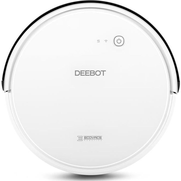 ECOVACS Deebot 605 Aspirateur Robot avec Forte Puissance d'Aspiration, Robot Aspirateur Laveur 2 en 1, Connecté Appli et Alexa