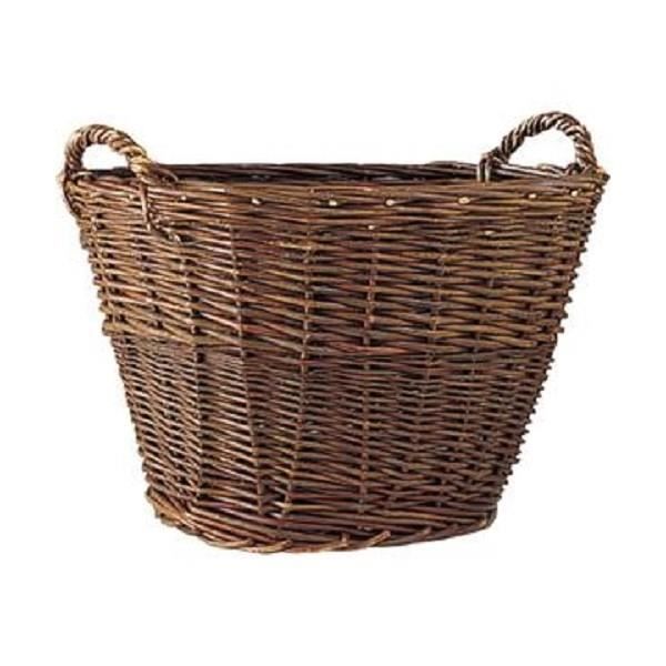 Grande corbeille en osier Ø 50 cm