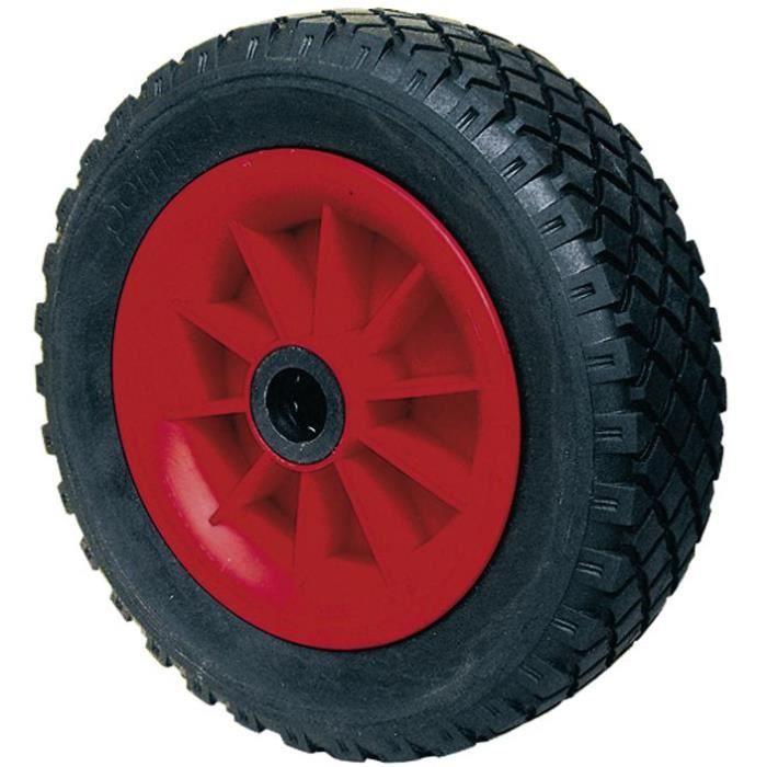 Roue increvable d.260 alesage de 25 a rouleaux