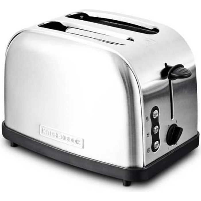 Grille Pain Inox 3 Fonctions Deux Fentes Family_toast_inox De Kitchencook