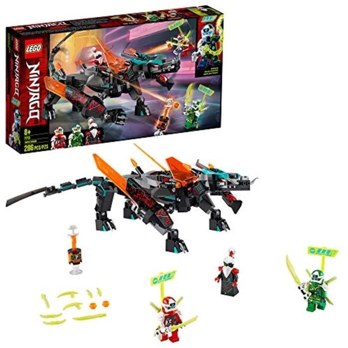 Jeu D'Assemblage LEGO H6XOS NINJAGO Empire Dragon 71713 Kit de construction de jouets Ninja, 22 (286 pièces)