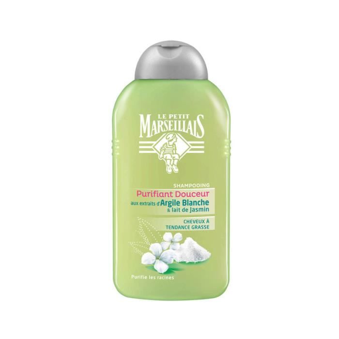 LE PETIT MARSEILLAIS Shampoing Argile Jasmin 250ml
