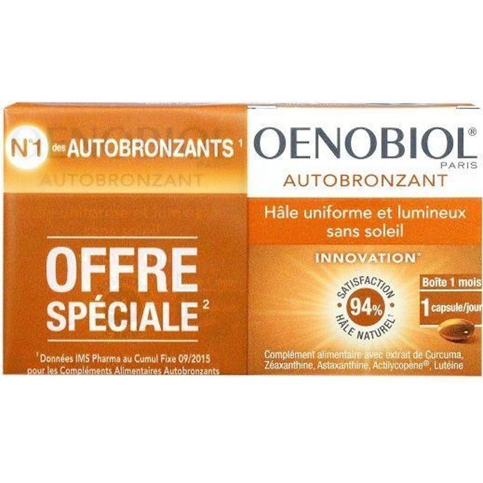 Oenobiol Autobronzant 2 x 30 Capsules