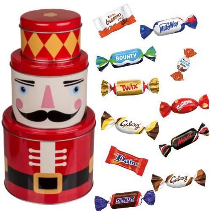 Casse-Noisette gigogne à garnir de 100 chocolats Milka, Daim , Célébrations