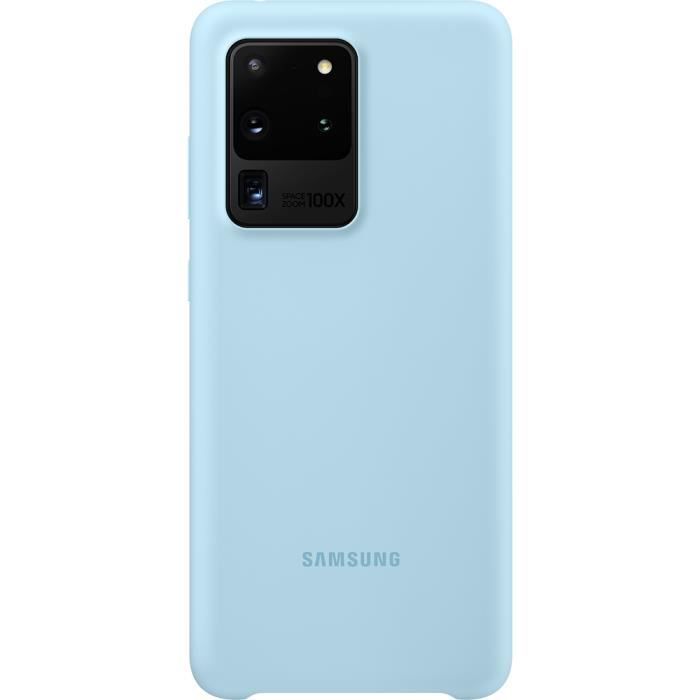 Coque semi-rigide Samsung bleue pour Galaxy S20 Ultra