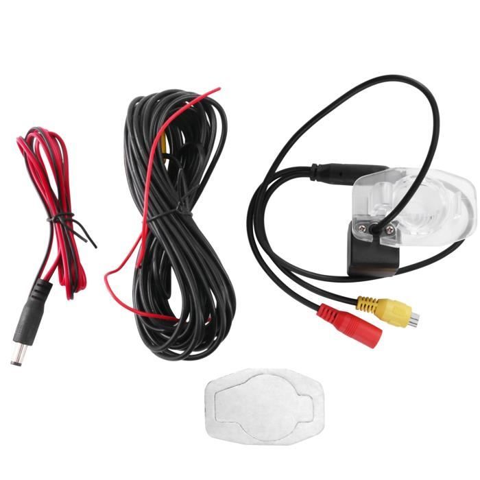 CaméRa de Recul de Voiture 8 LumièRes CaméRa de Recul CaméRa D'Aide au Stationnement pour Toyota Corolla 2007-2013