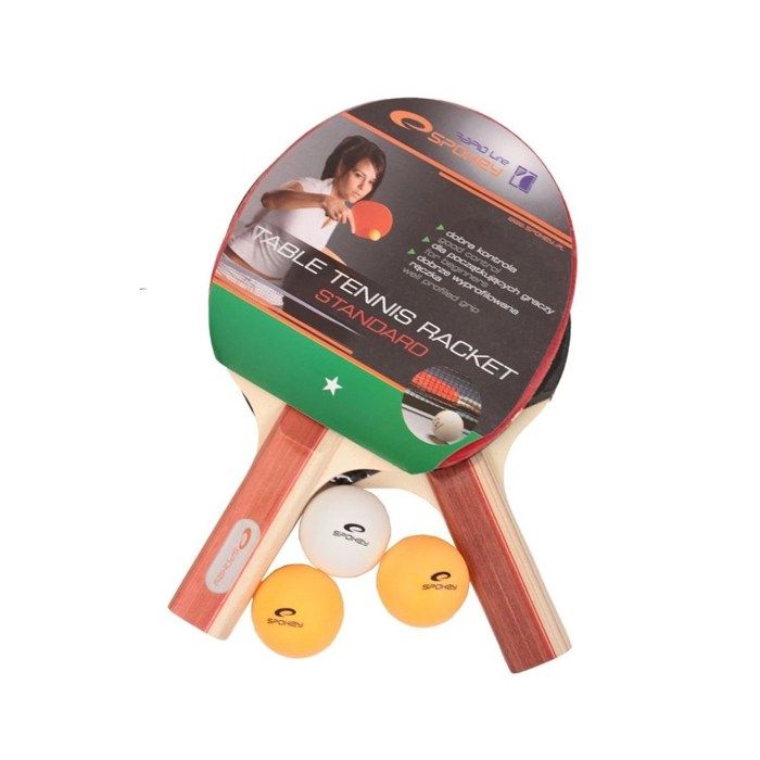 STANDARD SET - 2 Raquettes de Tennis de Table- …
