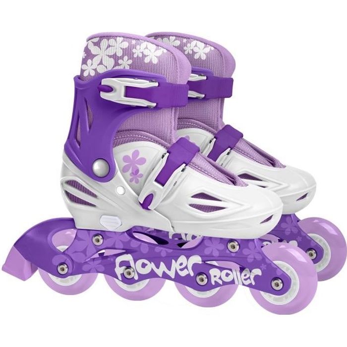 STAMP Roller en ligne Enfant Fille Violet Ajustables 30 à 33